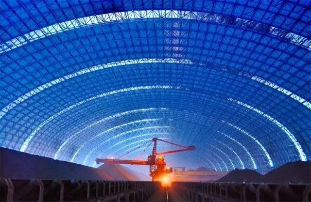 新余亿优钢构工程师为您解析原料场封闭技术的特点和类型
